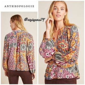 NWT, Anthropologie, Ambrosia Peasant Blouse